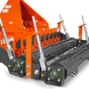 84" Heavy Duty Soil Pulverizer,  Double Spiked Roller,  29 Shanks,  Category 1 and 2,  3 Point Hitch Tractor Attachment,  TSP84D