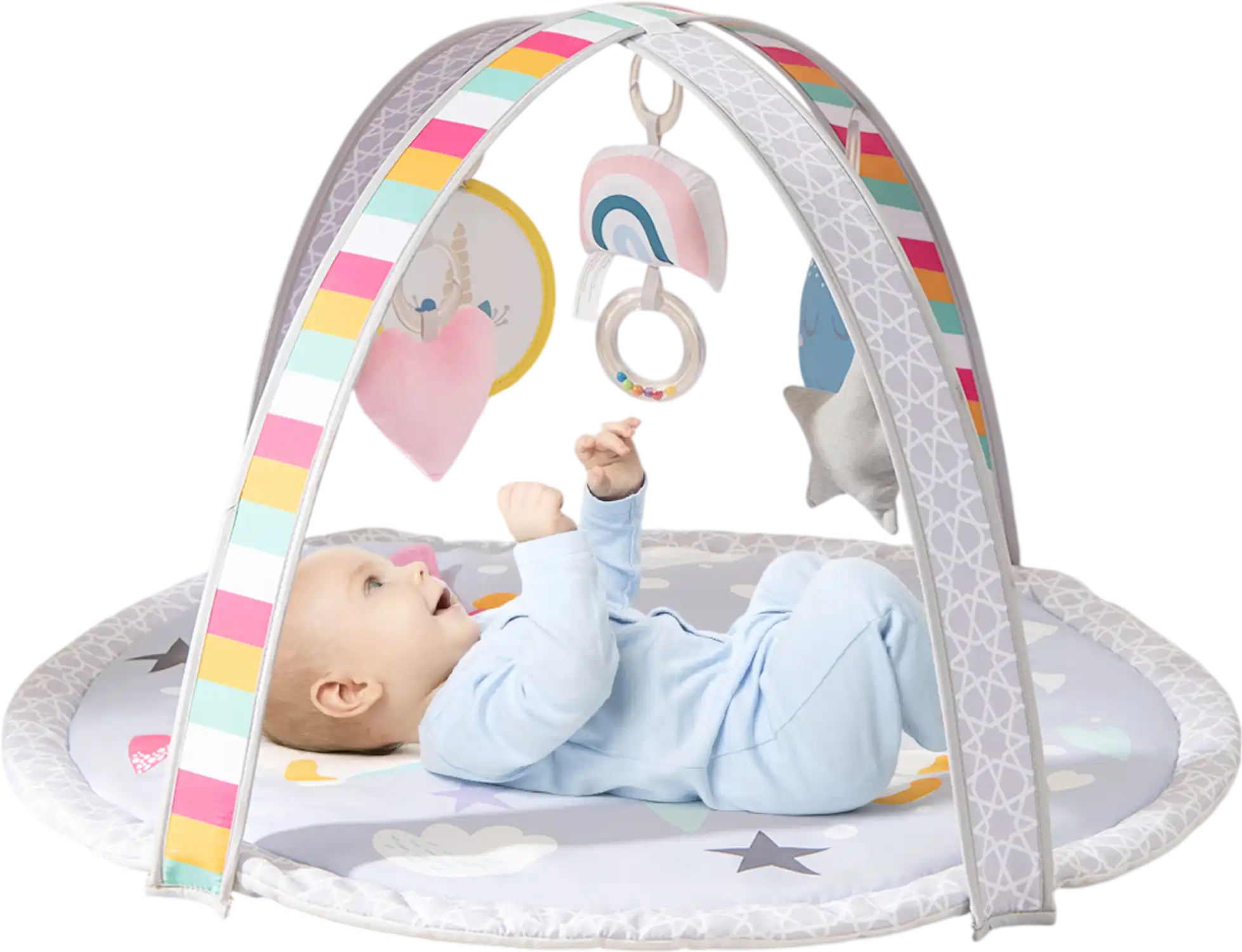 Costway 7-in-1 Baby Play Gym Tummy Time Activity Mat 56491278 New