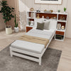 Costway Bed Frame with Storage Headboard and Nightstands New