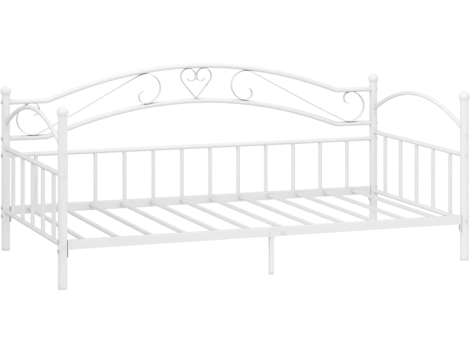 Costway Twin Metal Daybed Frame Headboard Bedroom 264391587 New