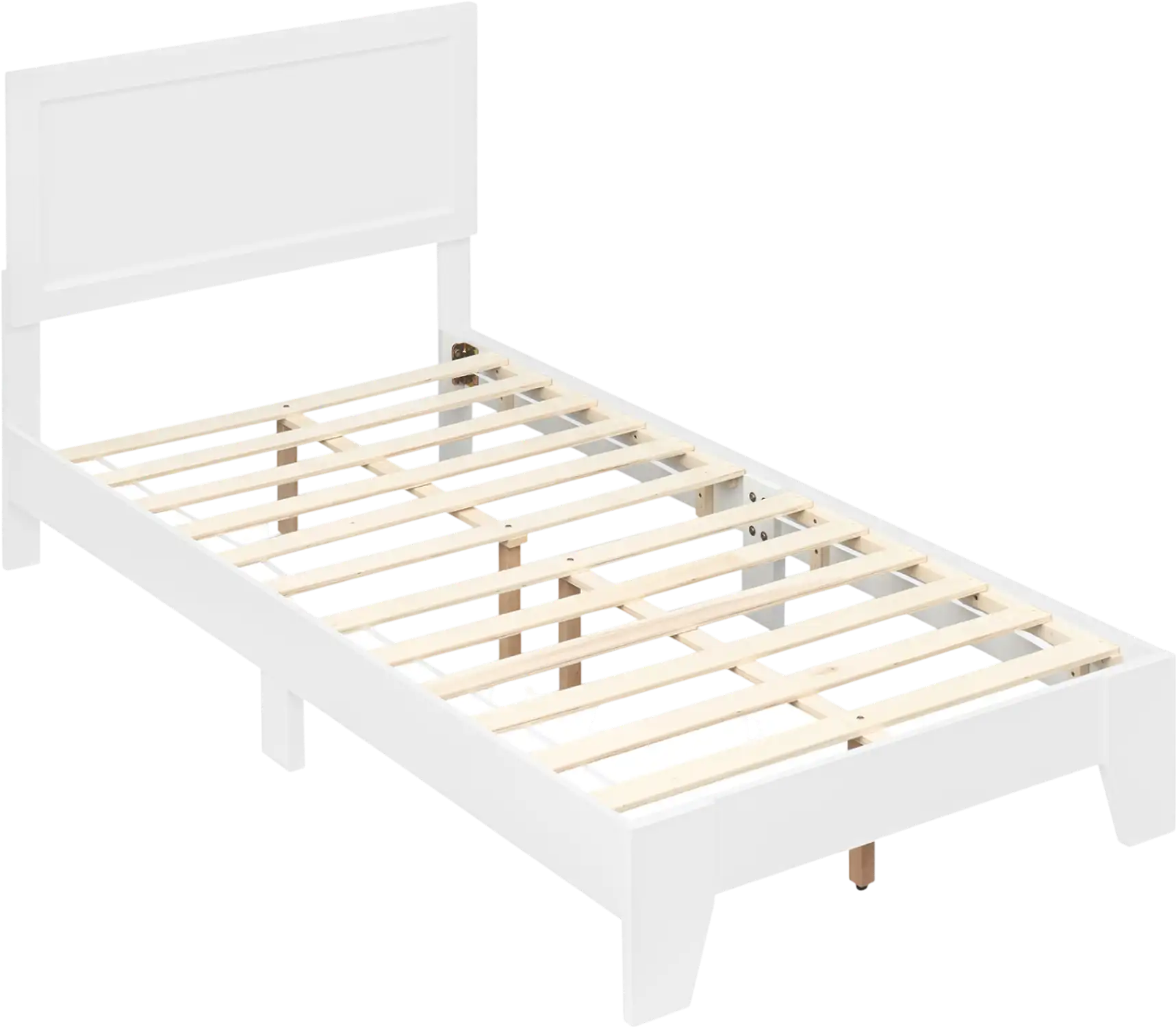 Costway Twin Bed Frame with Headboard 70350321 New