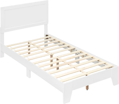Costway Twin Bed Frame with Headboard 70350321 New