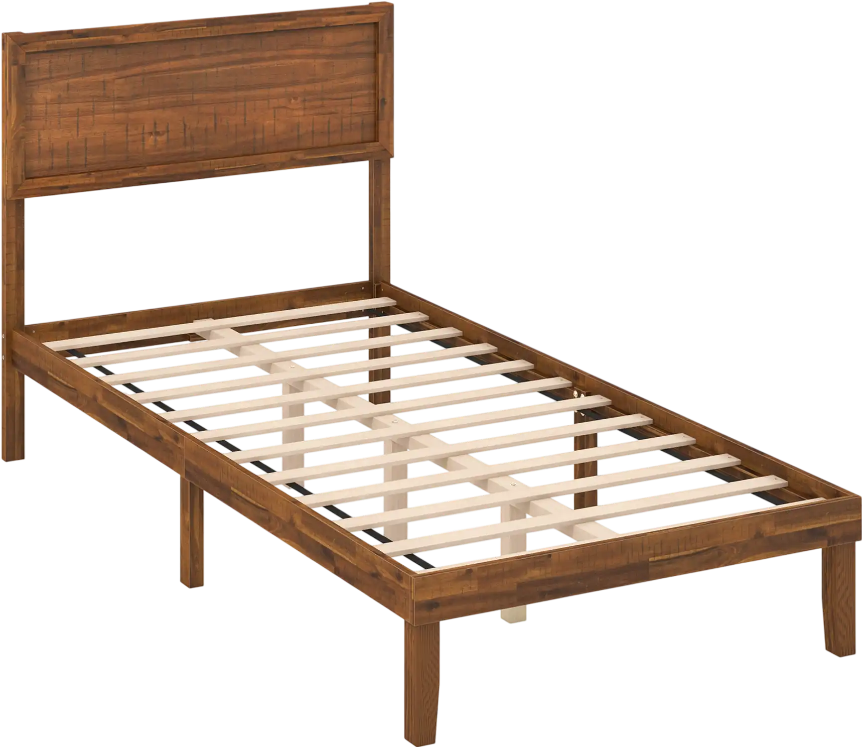 Costway Twin/Full/Queen Platform Bed Frame with Headboard Wood Slat Support 981743526 New