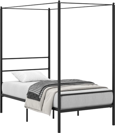 Costway Metal Canopy Bed Frame Slat Support Twin/Full/Queen/King 71485932 New