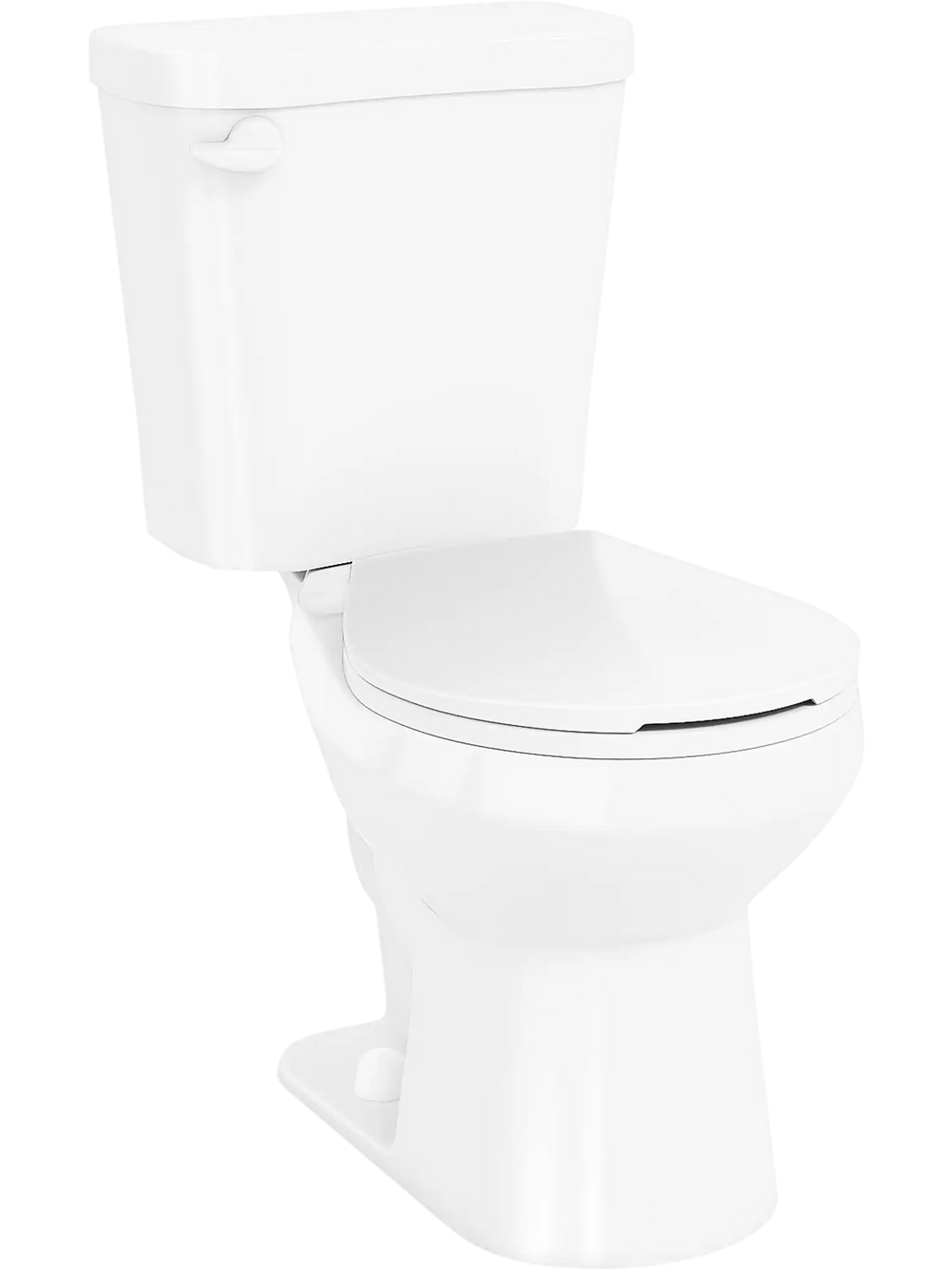 Two-Piece Round Toilet with 17.5 inch ADA Comfort Chair Height Seat