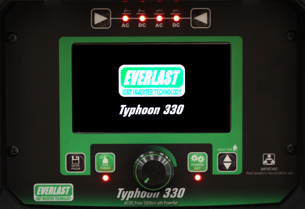 Everlast Typhoon 330 Welder Digital Inverter TIG/Stick AC DC 330A 3-Phase 480V New
