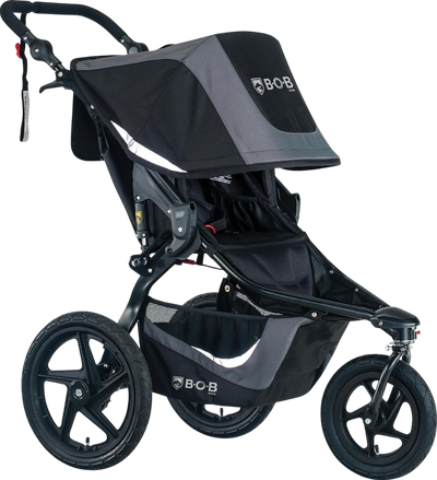 Bob Gear Revolution Flex 3.0 Jogging Stroller Single Seat All-Weather Graphite Black New