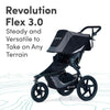 Bob Gear Revolution Flex 3.0 Jogging Stroller Single Seat All-Weather Graphite Black New