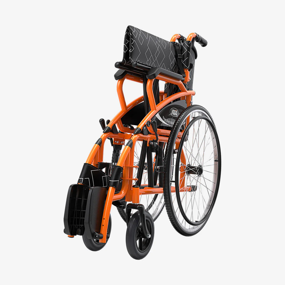 Vocic U31 3-in-1 Wheelchair Lightweight Manual Foldable 300 lbs Capacity New