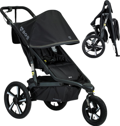 Bob Gear Alterrain Pro Jogging Stroller SmoothShox All-Weather Black U991954 New