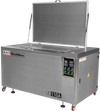 114 Gal / 432L Heavy Duty Industrial Ultrasonic Parts Washer, 28kHz 60 Transducers, Oil Skimmer, SS304 Tank, 10kW Heater, 208–240V 3 Phase Power
