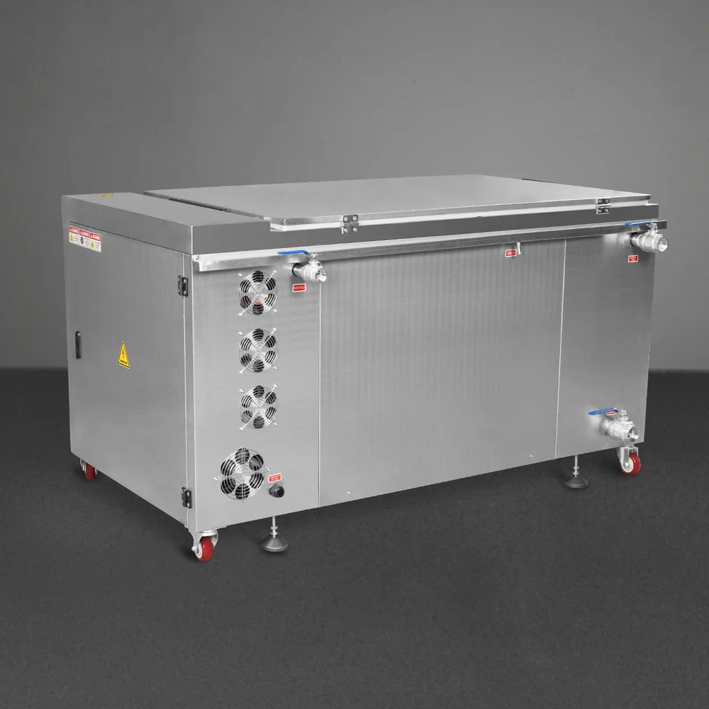 114 Gal / 432L Heavy Duty Industrial Ultrasonic Parts Washer, 28kHz 60 Transducers , SS304 Tank, 10kW Heater, 208–240V 3 Phase Power