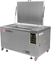 81 Gal / 308L Heavy Duty Industrial Ultrasonic Parts Washer, 28kHz 40 Transducers, Oil Skimmer, SS304 Tank, 10kW Heater, 208–240V 3 Phase Power