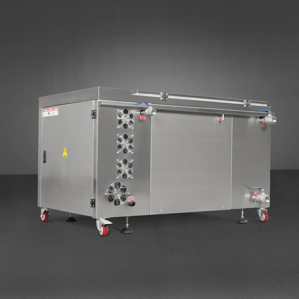 81 Gal / 308L Heavy Duty Industrial Ultrasonic Parts Washer, 28kHz 40 Transducers,  SS304 Tank, 10kW Heater, 208–240V 3 Phase Power