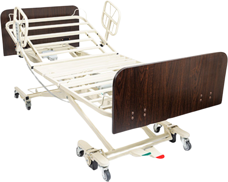 MedaCure Long Term Care Bed Versatile Ultra Low and High with Locking System ULB7/30-CLS New