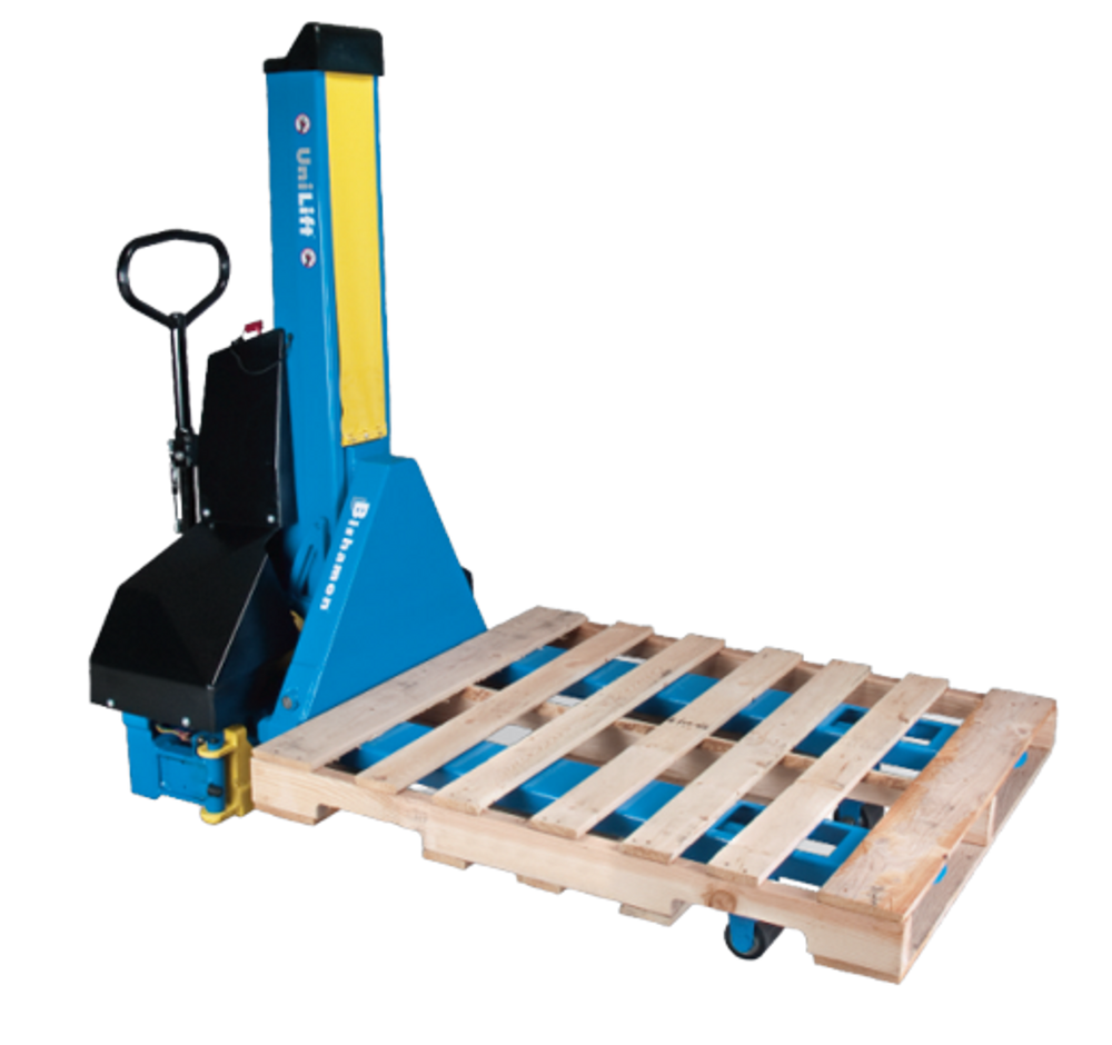 Bishamon UniLift Pallet Positioner & Forklift Dual Purpose 36" Lift 2,000 Lbs Load New