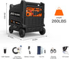 Aivolt 8000W/10000W Generator Dual Fuel Inverter 50 Amp Remote Electric Start New