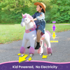 PonyCycle Ux502 Ride On Pink Unicorn Large New