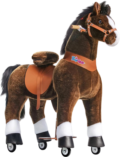 PonyCycle Ux521 Ride On Horse Chocolate Large New