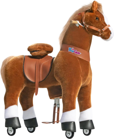 PonyCycle Ux524 Ride On Horse Brown Large New