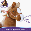 PonyCycle Ux524 Ride On Horse Brown Large New