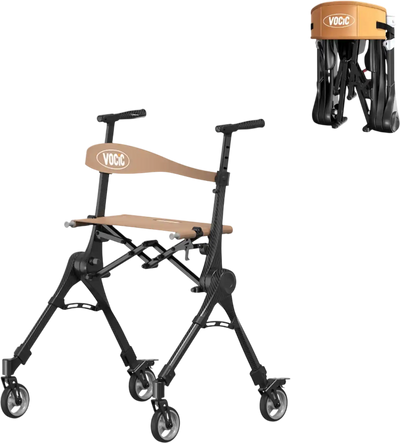 Vocic Z65 TravelPack Walker Carbon Fiber 4-Wheel 300 lb. Capacity New ...