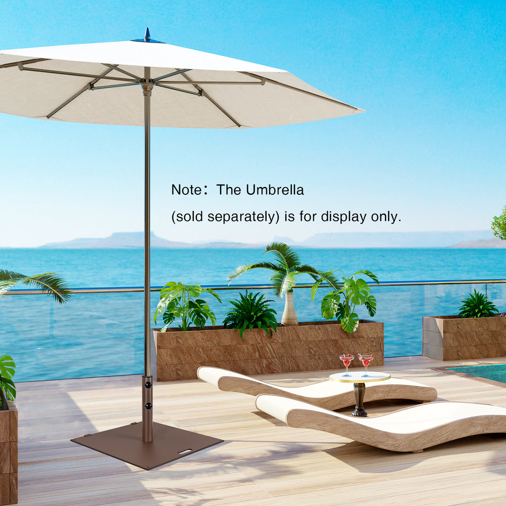50 LBS Weighted 24 Inch Square Patio Umbrella Base - Gallery View 1 of 10