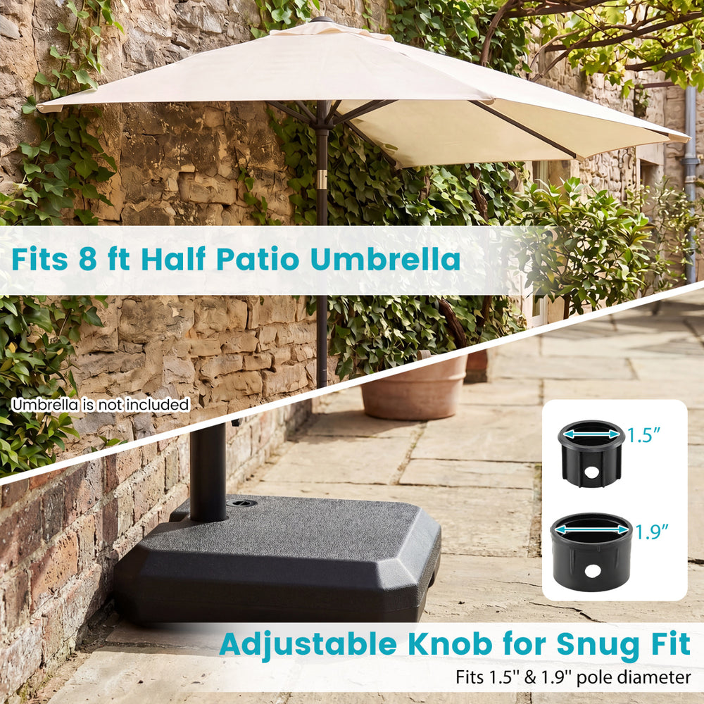 base for 8 ft patio umbrella MASTERCANOPY Valance Outdoor Table Market 6/8 Ribs Since 2013 PURPLE LEAF 8 FT Cantilever