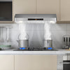 35.5/29.5 Inch Under Cabinet Range Hood 900 CFM Kitchen Vent with 4 Fan Speed-29.5 inches - Gallery View 1 of 10