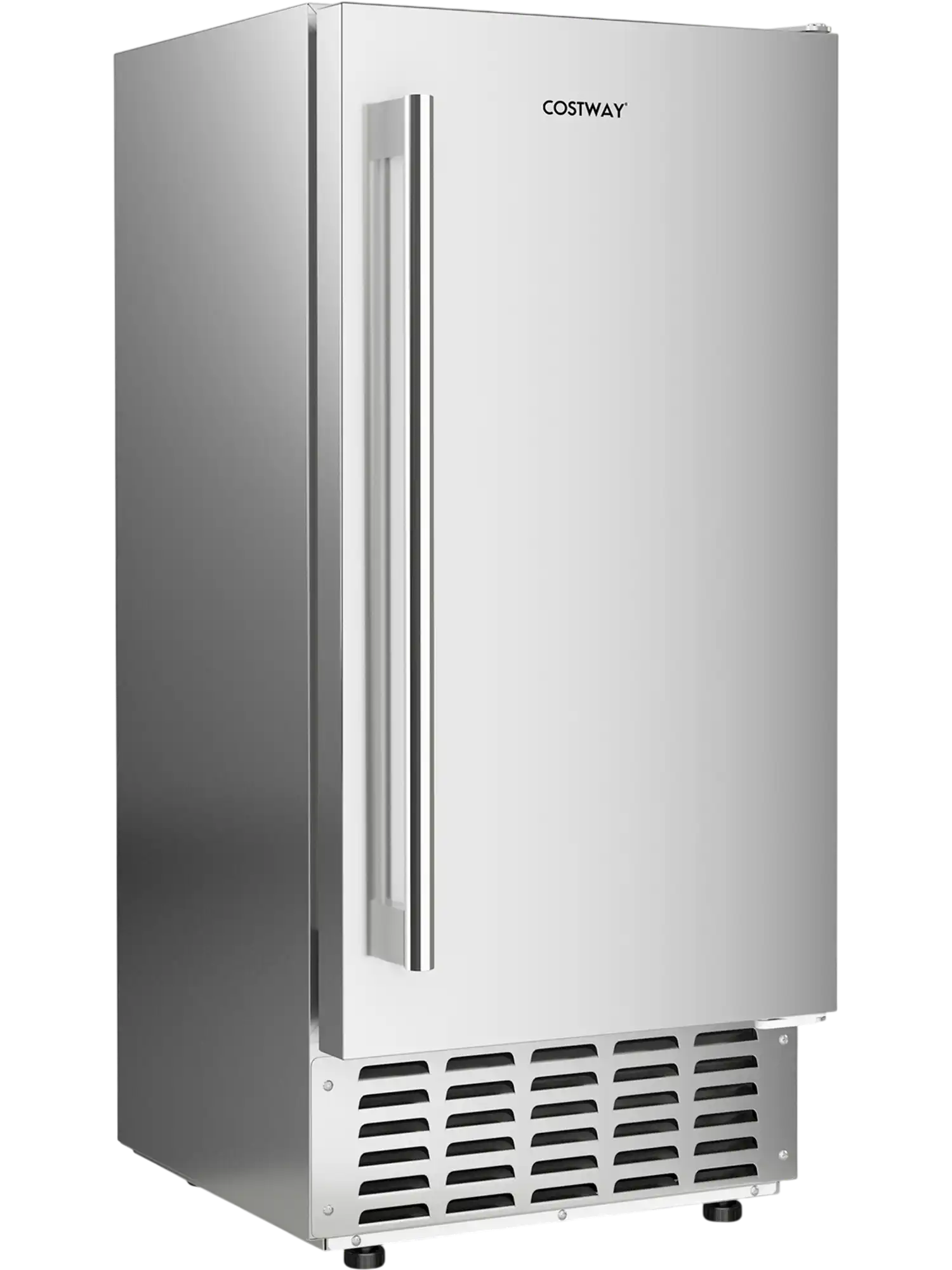 Costway Under Counter Nugget Ice Maker Self-Cleaning 24H Timer 458136972 New