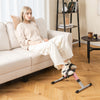 Under Desk Exercise Bike Pedal Exerciser with LCD Display for Legs and Arms Workout-Pink - Gallery View 1 of 10