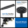 Anti-slip handles and rubber platform enhance grip and stability on this Underhoist Support Stand for vehicle components.