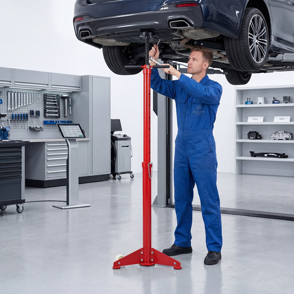 Underhoist Support Stand for Vehicle Components Support-Red - Gallery View 1 of 10
