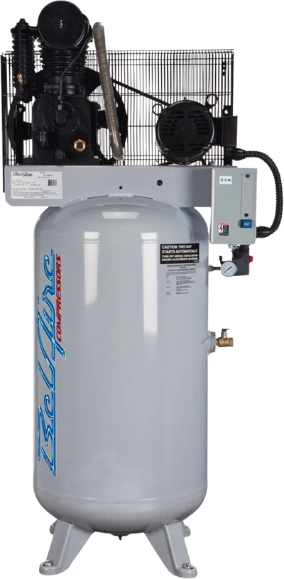 Belaire 418VLE Air Compressor 80 Gal. 7.5 HP Two Stage Single Phase 175PSI Elite Iron Series New