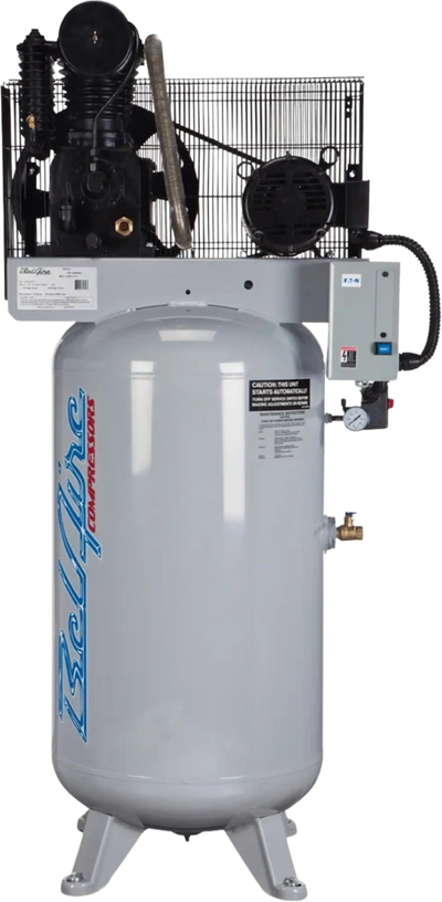Belaire 418VLE Air Compressor 80 Gal. 7.5 HP Two Stage Single Phase 175PSI Elite Iron Series New
