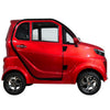 Green Transporter Q Express Electric Mobility Scooter Red Color Left Side View