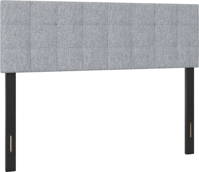 Costway Upholstered Quilted Linen Headboard Queen/Full Bed Frame Mount Panel 27016648 New