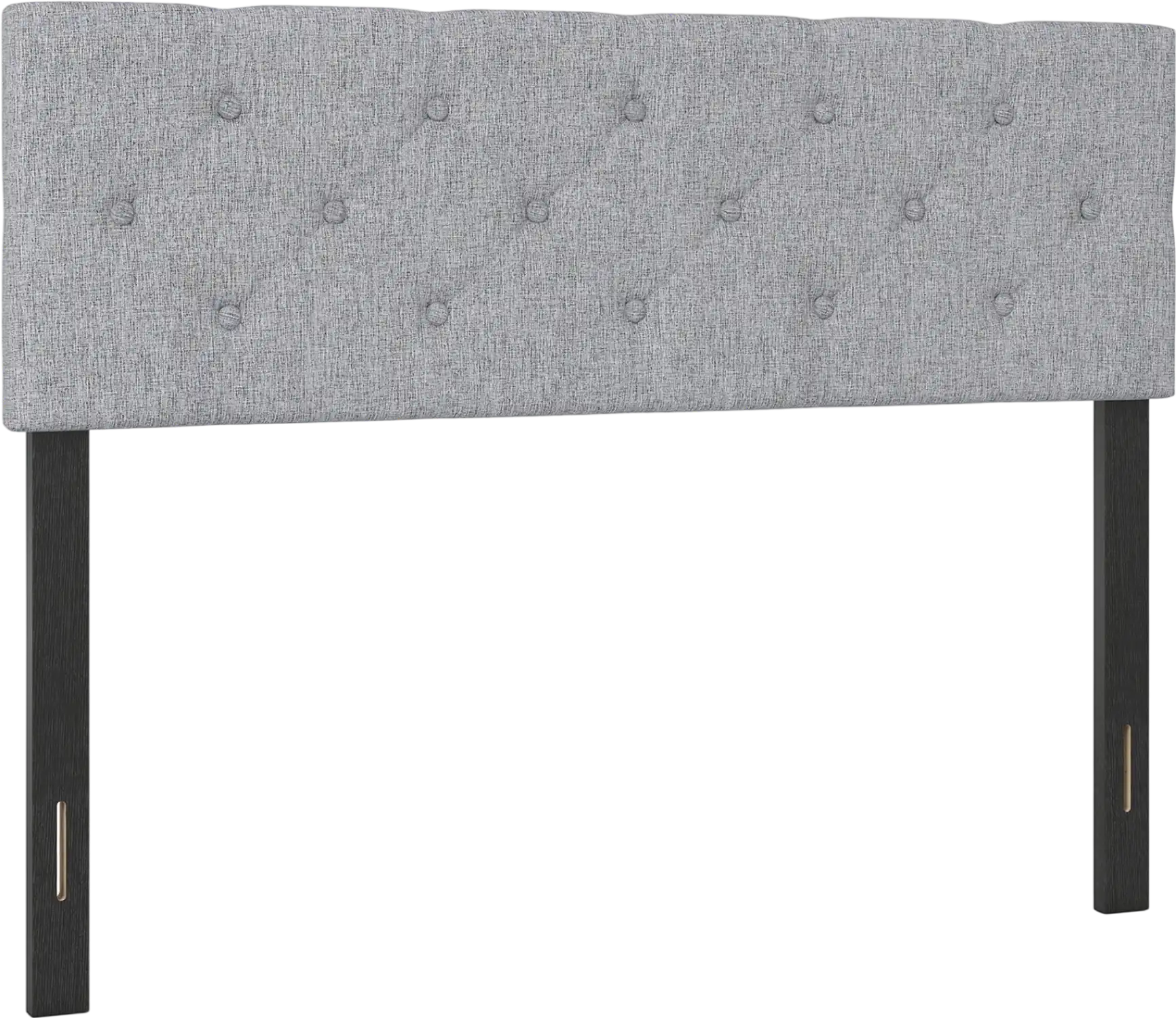 Costway Upholstered Tufted Linen Fabric Queen/Full Headboard 83697364 New