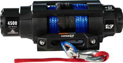 MotoAlliance Viper UTV Winch V3 Wide Spool 4500lbs New
