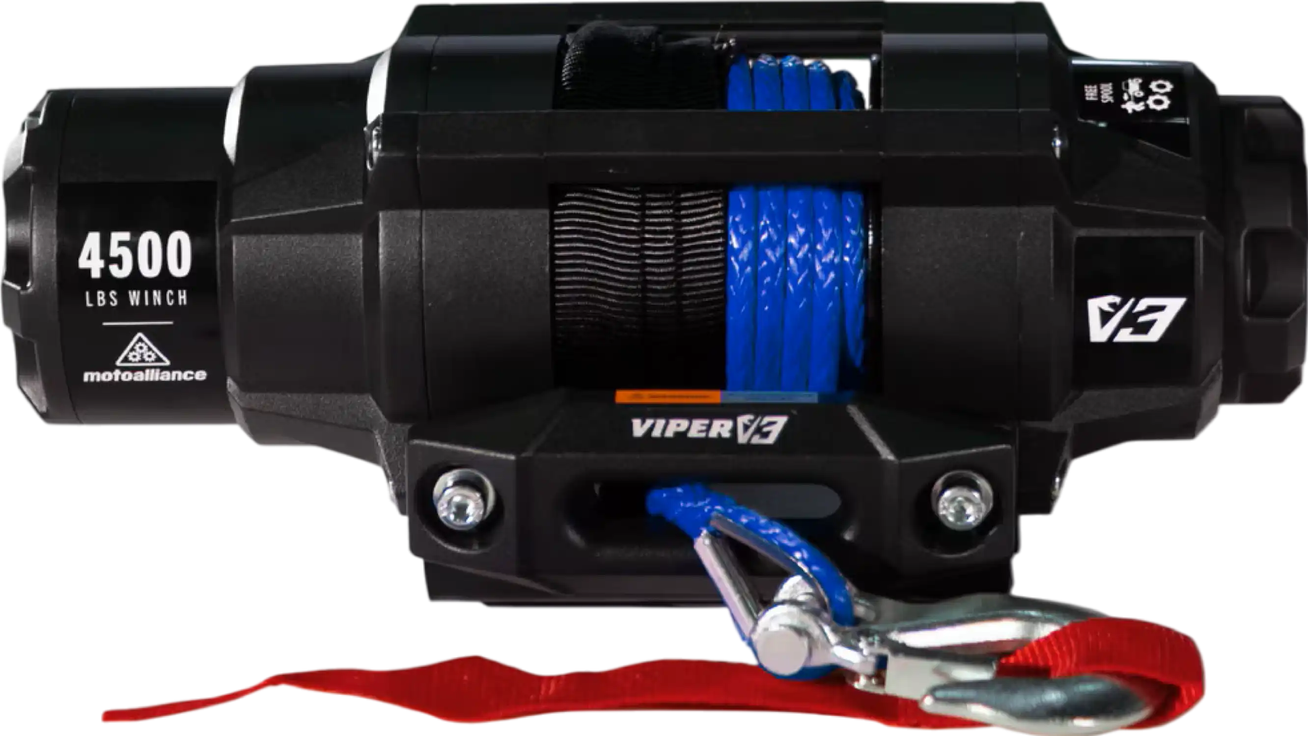 MotoAlliance Viper UTV Winch V3 Standard Spool 4500lbs New
