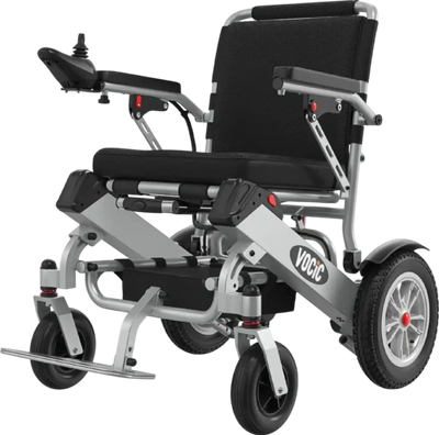 Vocic V62 Folding Electric Wheelchair Airline-Approved 12.5-Mile Range 24V 3.7 MPH New
