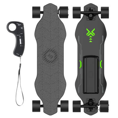 isinwheel V6 Electric Skateboard 450W Max Power Motor 50.4Wh 25.2V 2Ah Battery 12 MPH 10 Mile Range New