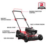 Powersmart V8721C 2-In-1 Push Lawn Mower 21" 144cc Gas Engine Red New