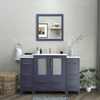 Vanity Art Brescia 54" Bathroom Vanity Single Sink Combo Set with Ceramic Top and Mirror VA3030 New