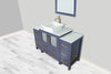 Vanity Art Ravenna 54" Bathroom Vanity Single Sink Combo Set with Marble Top and Mirror VA3130 New