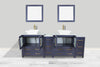 Vanity Art Ravenna 84" Bathroom Vanity Double Sink Combo Set with Marble Top and Mirror VA3130 New