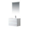 Vanity Art Annecy 30" Bathroom Vanity Single Sink LED Light Wall Mounted VA6030WL New