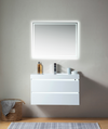 Vanity Art Annecy 36" Bathroom Vanity Single Sink LED Light Wall Mounted Resin Top VA6036WL New