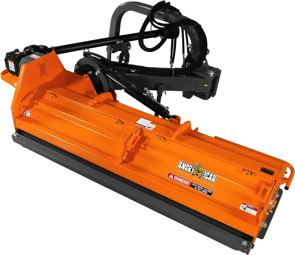 86" Heavy Duty 3 Point Offset Ditch Bank Verge Flail Mower Italy CMR Gearbox,  90-120HP,  PTO Driven,  VBM86
