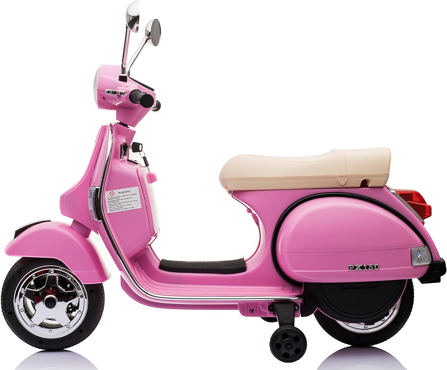 Best Ride On Cars Vespa Scooter 12V Pink New – FactoryPure